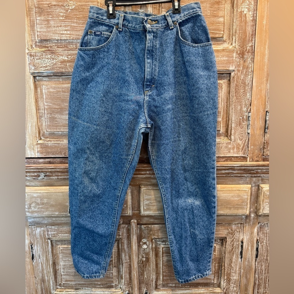 Lee Indigo Denim Pants with Gold Stitching Size 14W/P